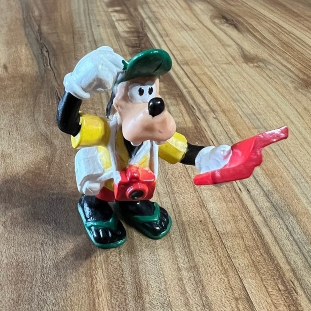 Vtg Goofy Tourist PVC Mini Figure‎ Disneyworld Disneyland Disney Travel Vacation